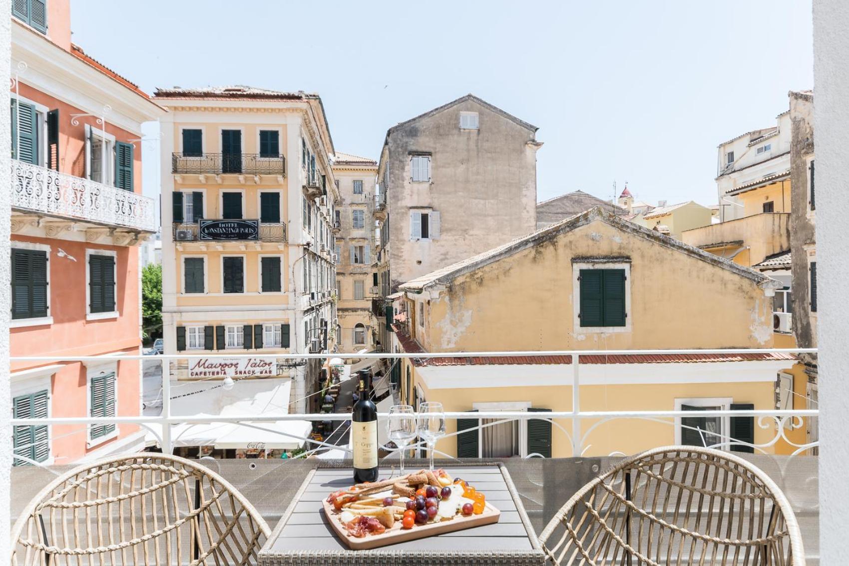 Νicol 'S Ηouse In Corfu Town Lägenhet Exteriör bild
